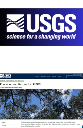 Education and Outreach at PIERC U.S. Geological Survey