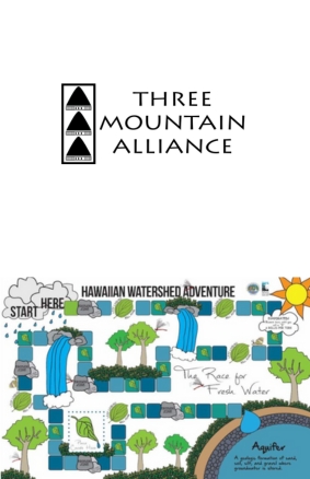 Hawaiian Watershed Adventure Board Game - Three Mountain Alliance
