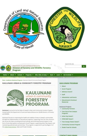 Kaulunani Urban & Community Forestry Program Division of Forestry and Wildlife Forestry Program