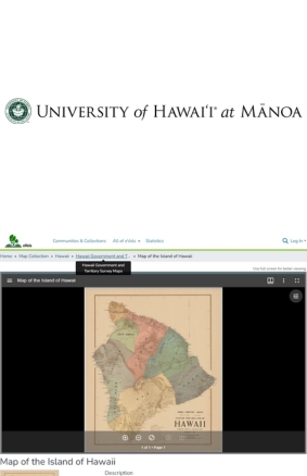 Map of the Island of Hawaii University of Hawaiʻi at Mānoa