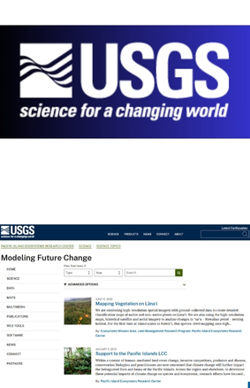 Modeling Future Change U.S. Geological Survey