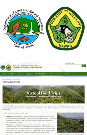 Virtual Field Trips Department of Forestry and Wildlife